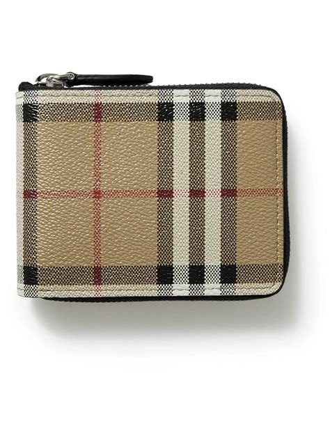 burberry wallet canvas coated|Burberry wallet for men's.